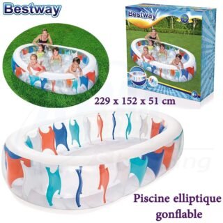 Piscine elliptique gonflable 229 x 152 x 51 cm |  Bestway