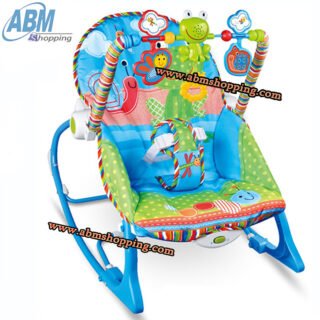 Transat bascule et musical pour bébé - Ibaby - Bleu