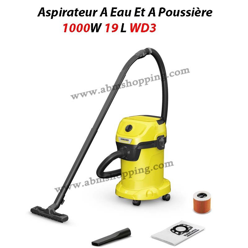 Aspirateur A Eau Et A Poussière 1000W 19 L WD3 | Karcher