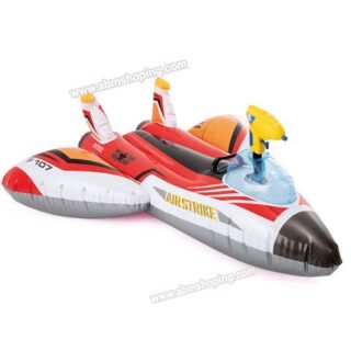 Avion Gonflable avec Pistolet à Eau  - Intex - Rouge