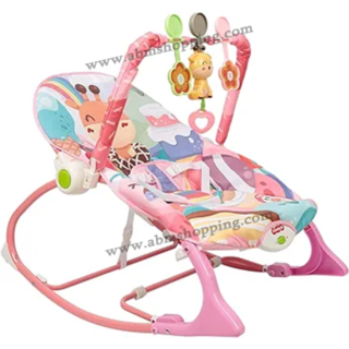 Transat balancelle avec musique et vibration |  TIIBABY - Rose