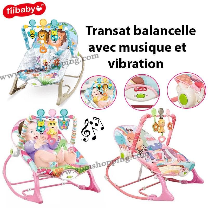 Transat Musical Multifonctions Pour Bébés, Balancelle Électrique
