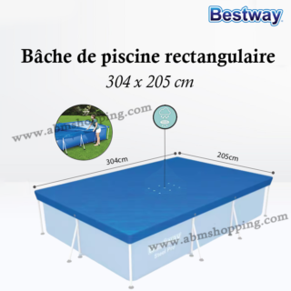 Bâche de piscine rectangulaire 304x205cm | Bestway