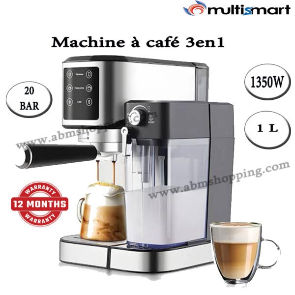 Machine a café 3en1 1350W 1L |MULTISMART