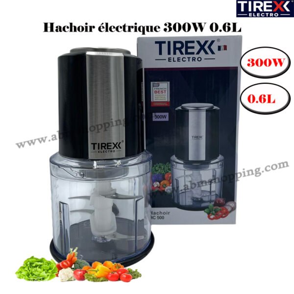 Hachoir électrique 300W 0.6L | TIREXX