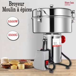 Broyeur moulin à épices 5500W 3500G | Siyo lux