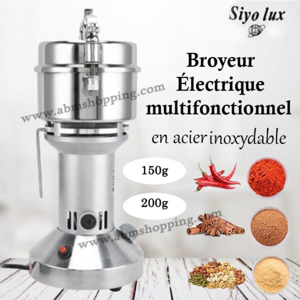 Broyeur Électrique en acier inoxydable | Siyo lux