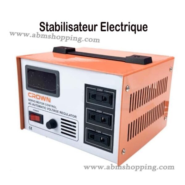 Stabilisateur Electrique Régulateur De Tension 500 VA Entré 150-250V | CROWN