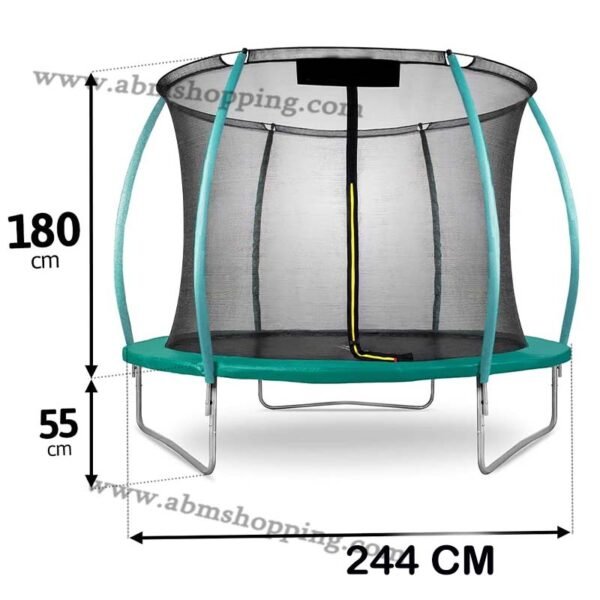 Trampoline De 244 CM Pour Enfants – Image 2