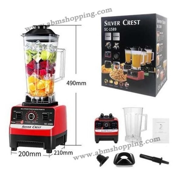 Blender Professionnel 4500 W avec 2 Bols en plastique | SilverCrest