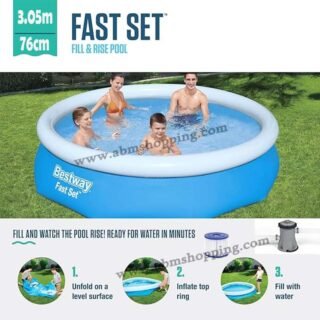 Piscine autoportante gonflable Fast Set Ø3,5 m