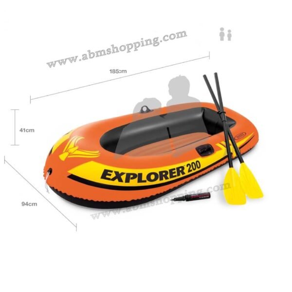 Bateau gonflable 2 place explorer 200 185X94X41cm | Intex – Image 5