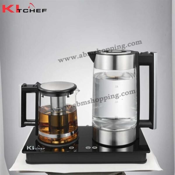 Bouilloire électrique 2en1  Bras Inox | Kitchef