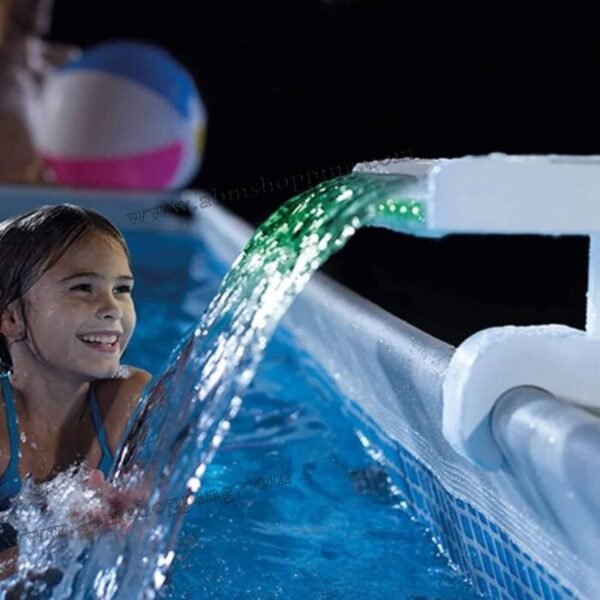 Cascade de piscine à led multicolores | Intex – Image 3