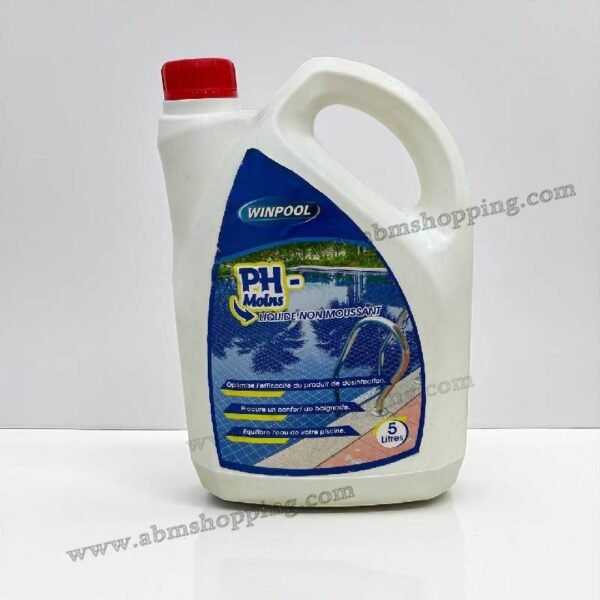 PH moins en liquide (PH-) pour piscine 1L-5L | WINPOOL – Image 2