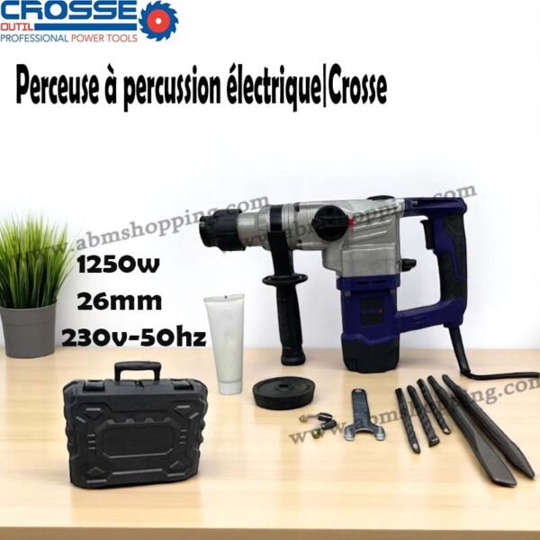 Perceuse à percussion électrique1250w 230v |Crosse
