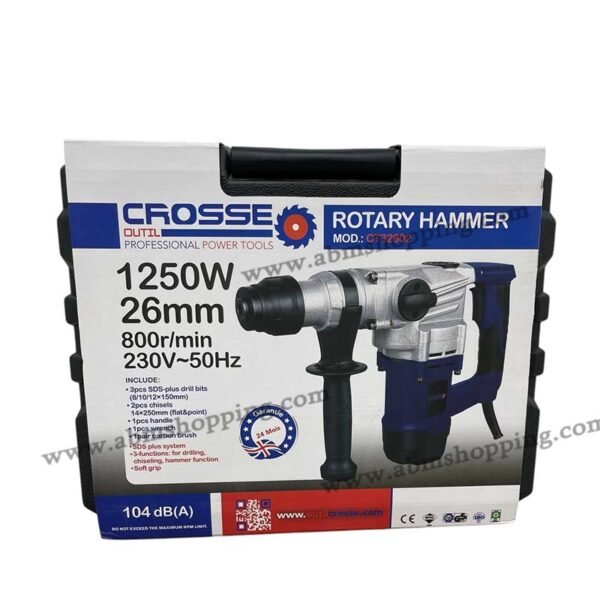 Perceuse à percussion électrique1250w 230v |Crosse – Image 2