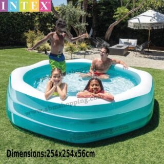 Piscine gonflable octogonale 254x254x56cm | Intex