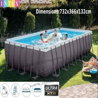 Piscine rectangulaire ultra frame732x366x132cm | Intex