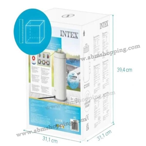 Pompe de filtration à cartouche [A] pour piscine 3.7m³/h-C1000 | Intex – Image 7