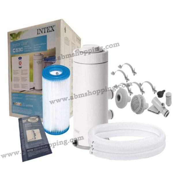 Pompe de filtration à cartouche [A] pour piscine 4.6m³/h-C530 | Intex – Image 2