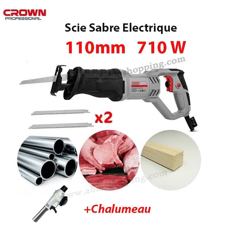 Scie Sabre Electrique Multi-utilisations 110mm 710 W | Crown CT15258
