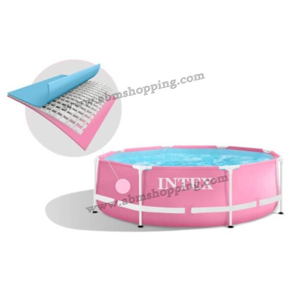 Piscine ronde rose 244x244x76cm |Intex – Image 4