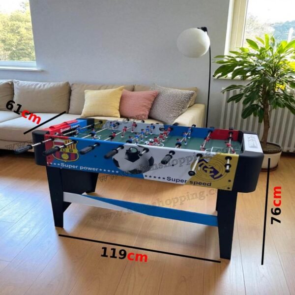 Baby foot  real vs barça 119x61x76 cm – Image 6