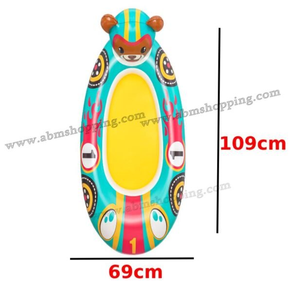 Bateau bouée gonflable Bear 109 x69cm | Bestway – Image 3