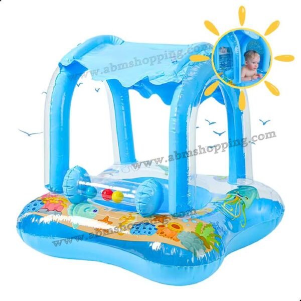 Bouée pour enfants avec parapluie 60x60x58cm | Bestway – Image 4