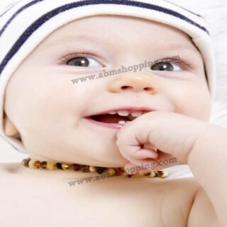 Collier d'ambre naturelle pour bébé