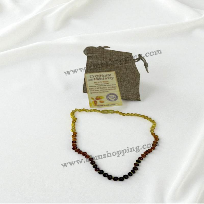 Collier d'ambre naturelle pour bébé certifié – Image 5
