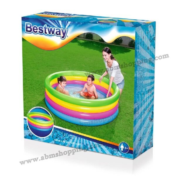 Piscine gonflable arc-en-ciel 157x 46cm | Bestway – Image 5