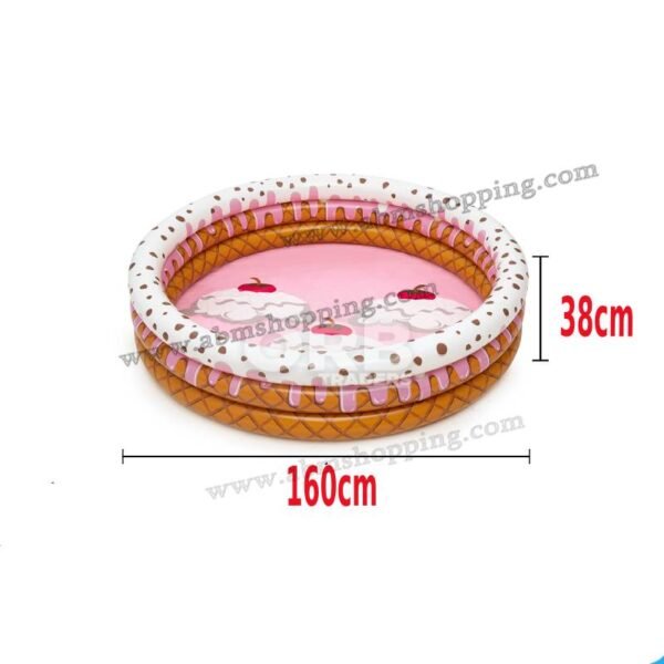 Piscine ice cream ronde gonflable pour enfants 160x160x38cm | Bestway – Image 3