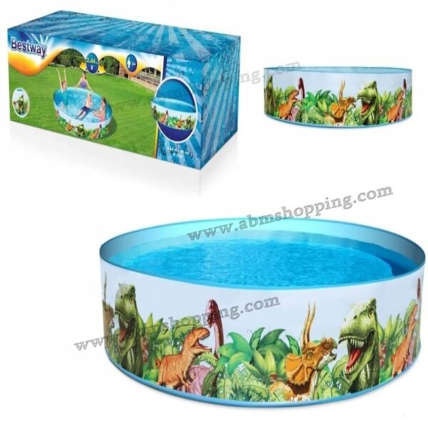 Piscine de jardin Dinosaures 244x46cm | Bestway – Image 3