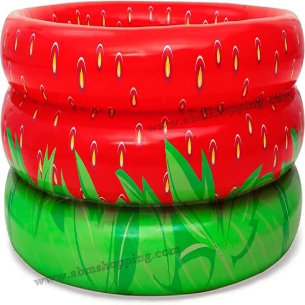 Piscine fraise160x160x38cm | Bestway – Image 3