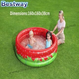 Piscine fraise160x160x38cm | Bestway
