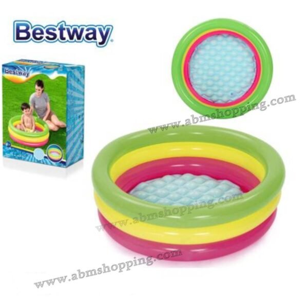 Piscine gonflable arc-en-ciel 70x24cm| Bestway – Image 2