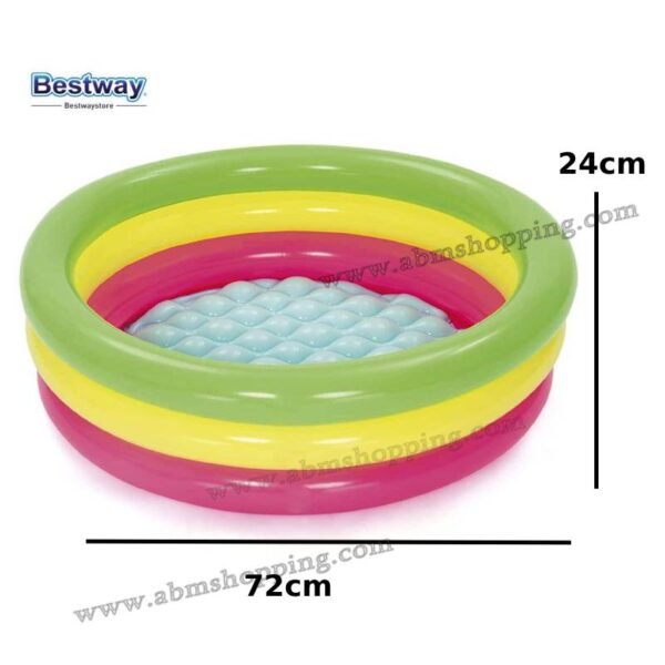 Piscine gonflable arc-en-ciel 70x24cm| Bestway – Image 7