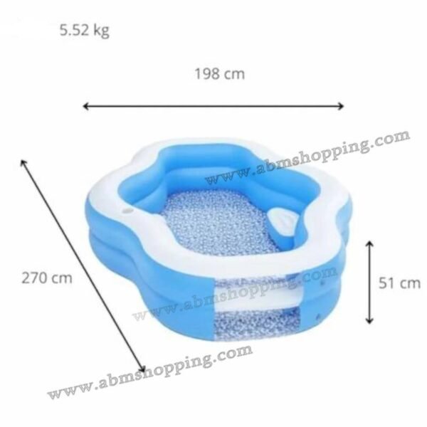 Piscine gonflable chaise 270x198x51cm| Bestway – Image 2