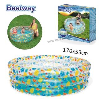 Piscine gonflable ronde 170x53cm | Bestway
