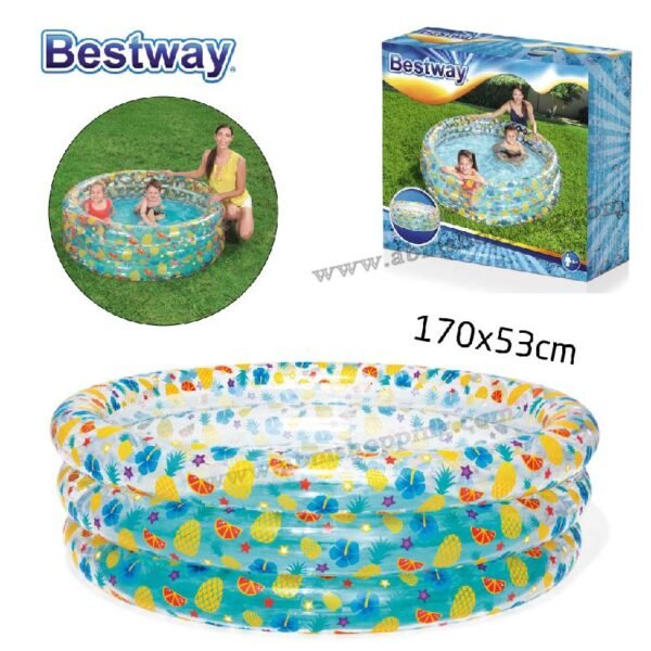 Piscine gonflable ronde 170x53cm | Bestway
