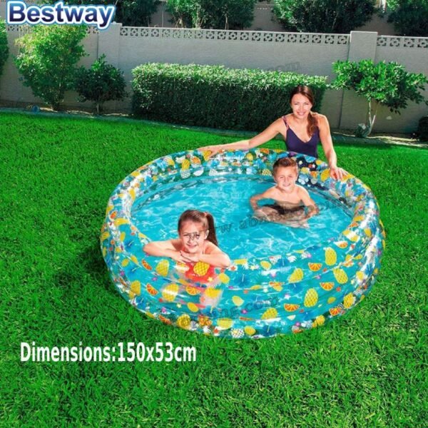 Piscine gonflable ronde  transparente150x53cm| Bestway