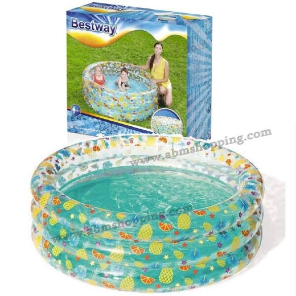 Piscine gonflable ronde  transparente150x53cm| Bestway – Image 2
