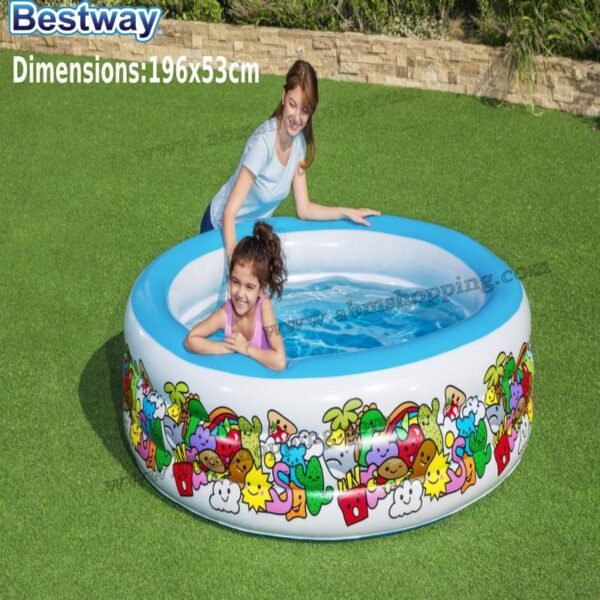 Piscine ronde gonflable 196 cm x 53 cm | Bestway