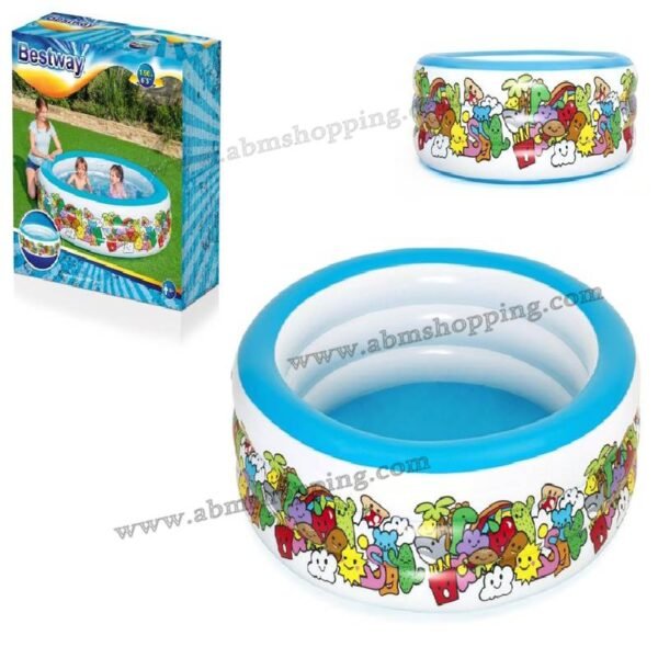 Piscine ronde gonflable 196 cm x 53 cm | Bestway – Image 2