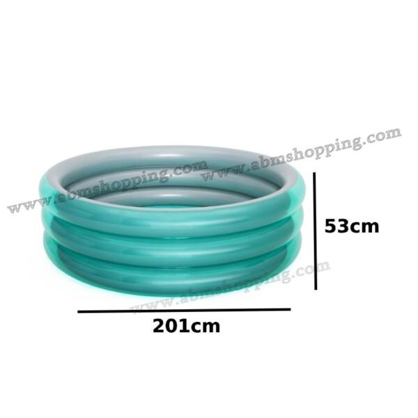Piscine ronde gonflable avec 3 anneaux 201 x 53 cm | Bestway – Image 4