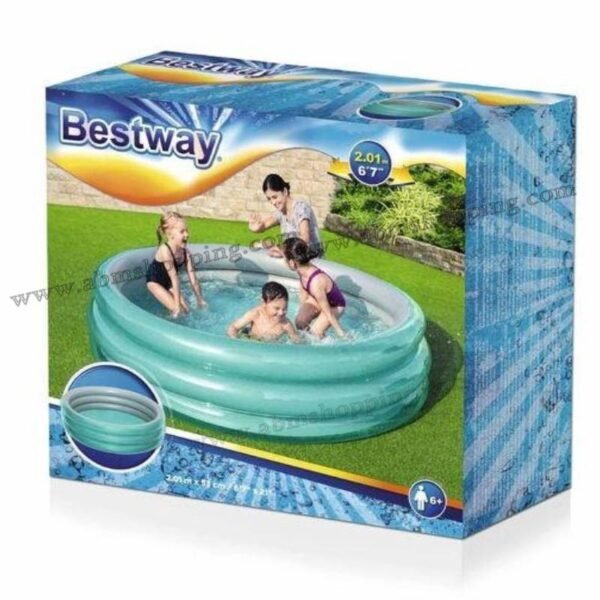 Piscine ronde gonflable avec 3 anneaux 201 x 53 cm | Bestway – Image 6