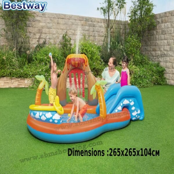 Piscine toboggan 265x265x104cm | Bestway