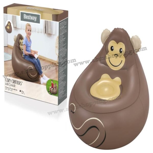 Pouf gonflable Fox 72 x 72 x 64 cm | Bestway – Image 4